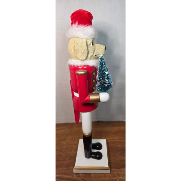 2023 Wondershop Dog Christmas Holiday 14" Wooden - Picture 2 of 7